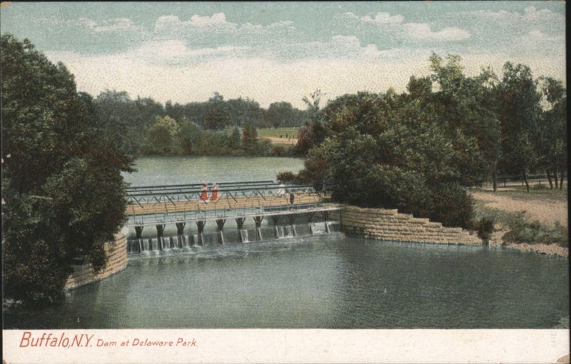 Dam at Delaware Park, Buffalo, NY New York