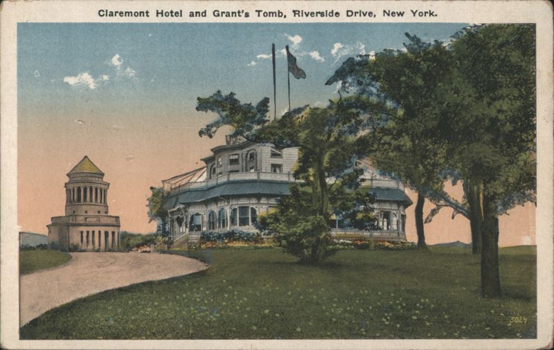 Claremont Hotel and Grant's Tomb, Riverside Drive, New York