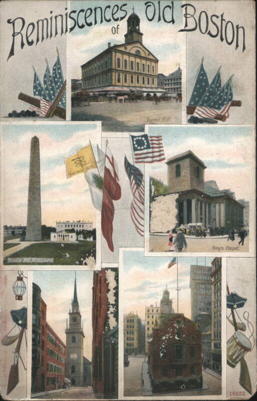 Reminiscences of Old Boston Landmarks Massachusetts