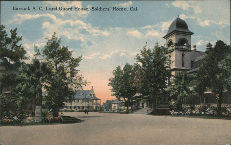 Barrack A. C, I and Guard House, Soldiers' Home, CA California