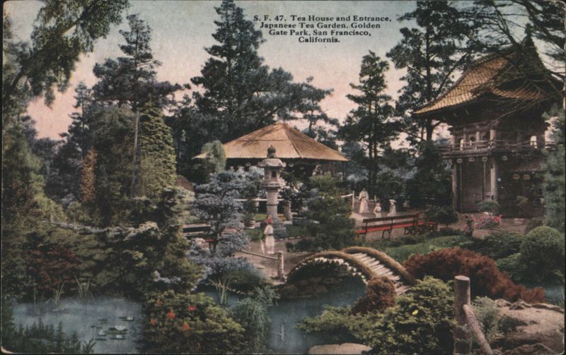 Japanese Tea Garden, Tea House, Golden Gate Park San Francisco California