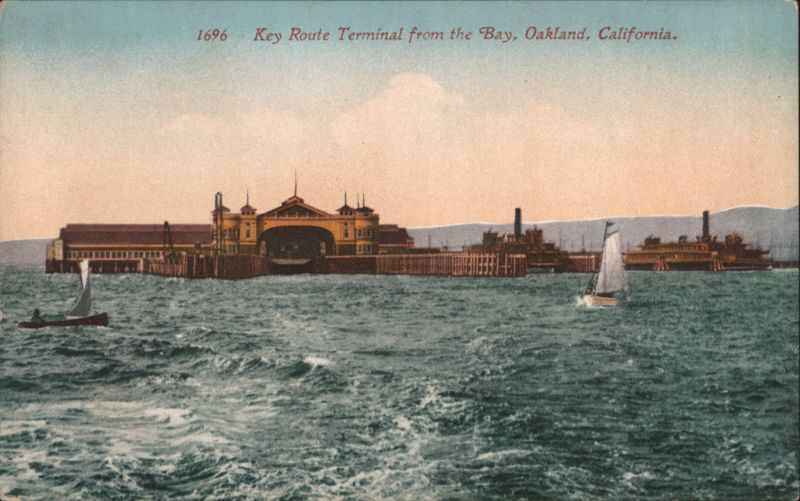 Key Route Terminal from the Bay Oakland California