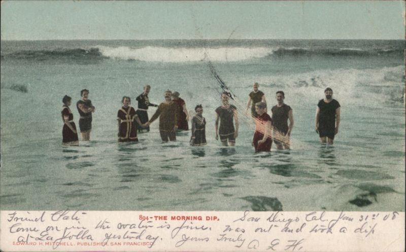 The Morning Dip, La Jolla Beach, San Diego, CA California