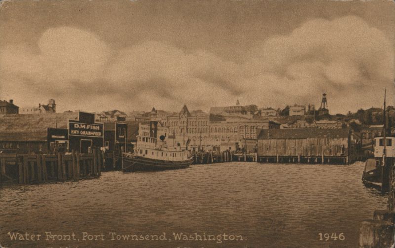 Water Front, Port Townsend, Washington 1946