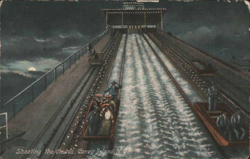 Shooting the Chutes, Coney Island New York