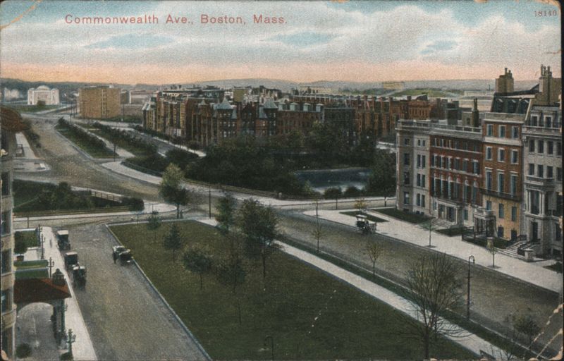 Commonwealth Ave., Boston, Mass. Massachusetts