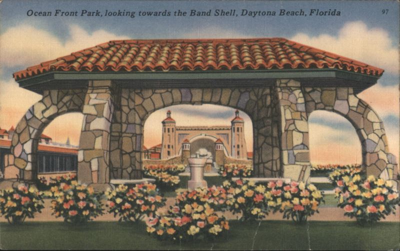 Ocean Front Park, Band Shell View, Daytona Beach, FL Florida