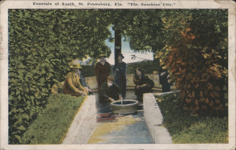 Fountain of Youth, St. Petersburg, FL, 'The Sunshine City' Florida