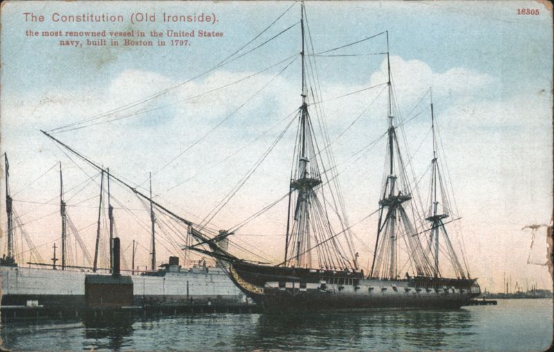 USS Constitution (Old Ironsides), Boston, 1797 Massachusetts