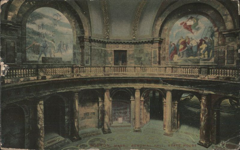 Memorial Hall, State House Interior, Boston, MA Massachusetts