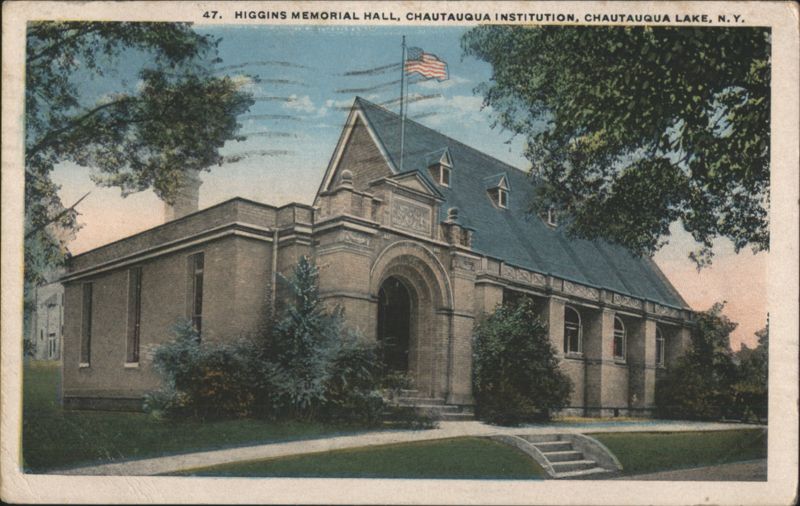Higgins Memorial Hall, Chautauqua Institution New York