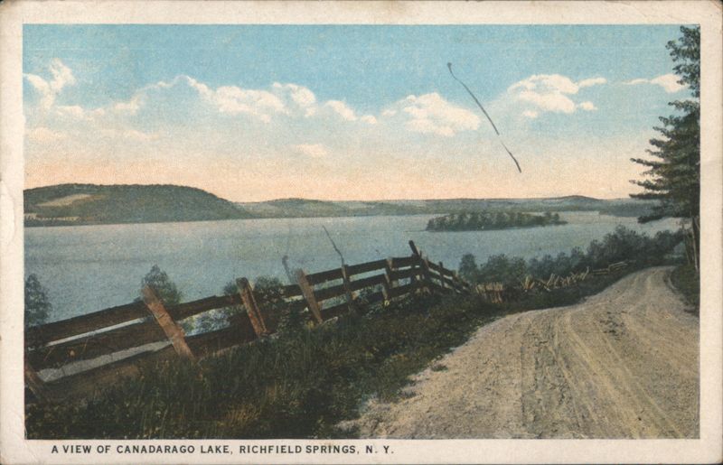 A View of Canadarago Lake, Richfield Springs, N. Y. New York