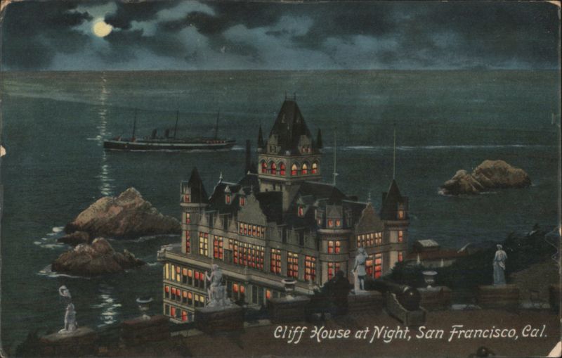 Cliff House at Night, San Francisco California