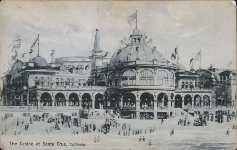 The Casino at Santa Cruz California Chas. Weidner