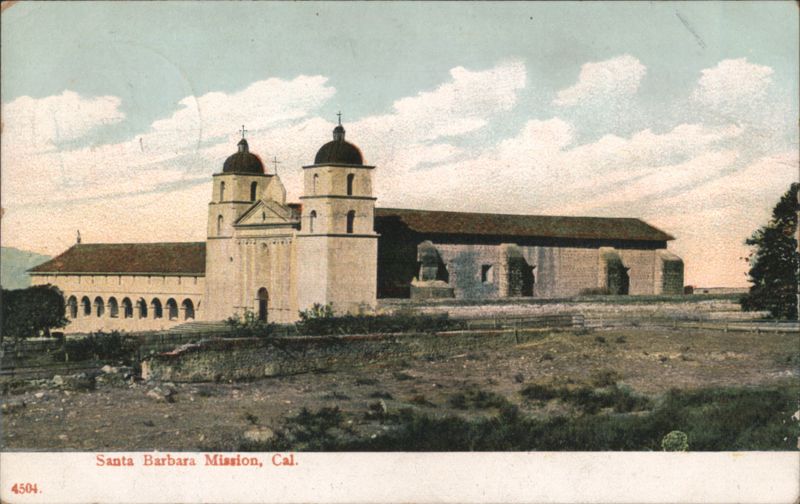 Santa Barbara Mission, Cal. California