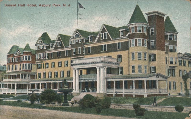 Sunset Hall Hotel, Asbury Park, NJ New Jersey
