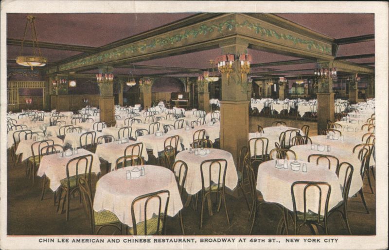 Chin Lee American and Chinese Restaurant Interior New York