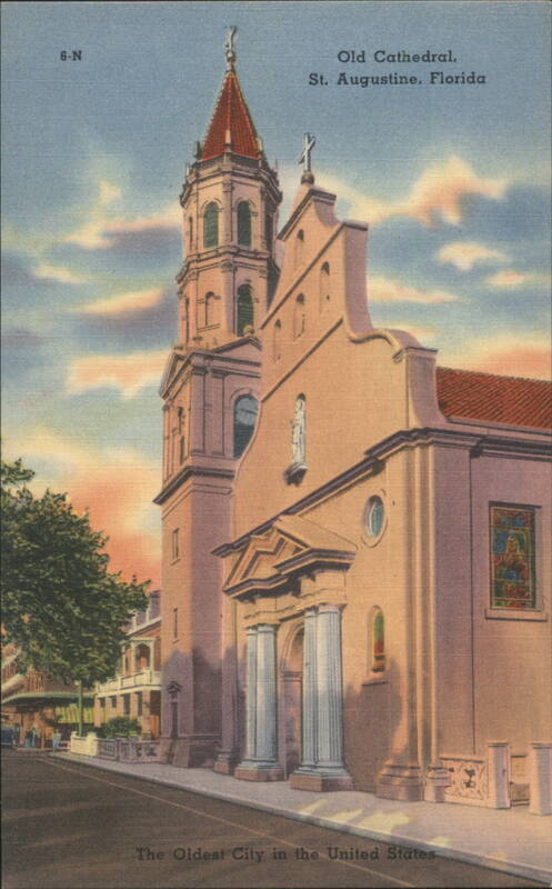 Old Cathedral, St. Augustine, Florida - Oldest City US