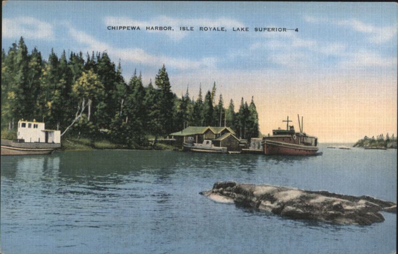 Chippewa Harbor, Isle Royale, Lake Superior Michigan