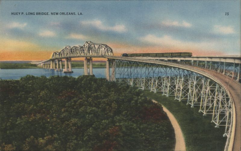 Huey P. Long Bridge, New Orleans, LA Louisiana