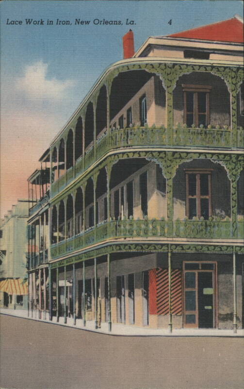 Lace Work in Iron, Vieux Carre, New Orleans Louisiana