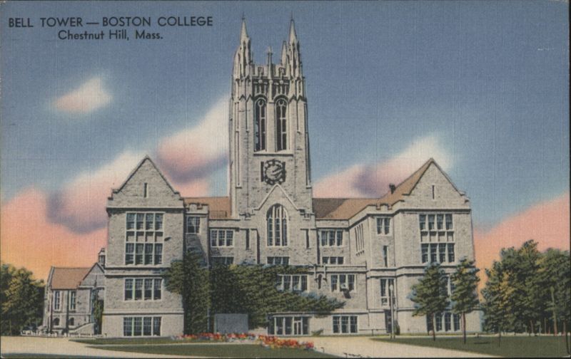 Bell Tower - Boston College Gasson Hall, Chestnut Hill Massachusetts
