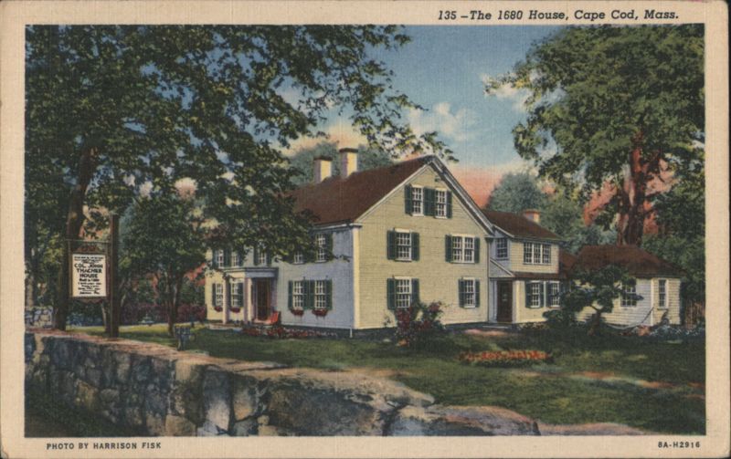 The 1680 House, Colonel John Thacher House, Yarmouth, MA Massachusetts
