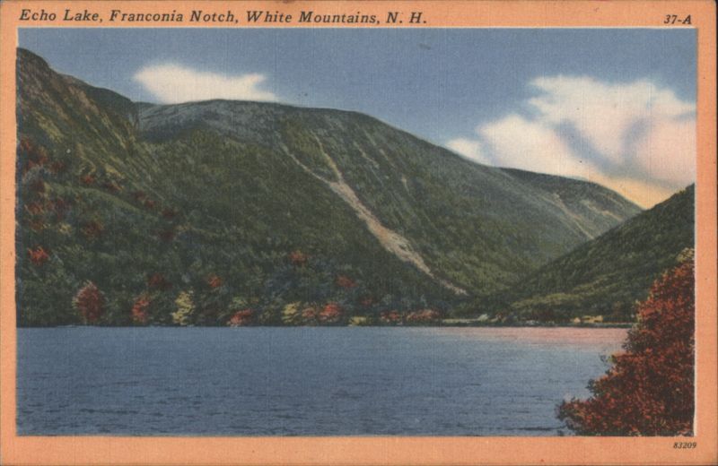 Echo Lake, Franconia Notch, White Mountains New Hampshire