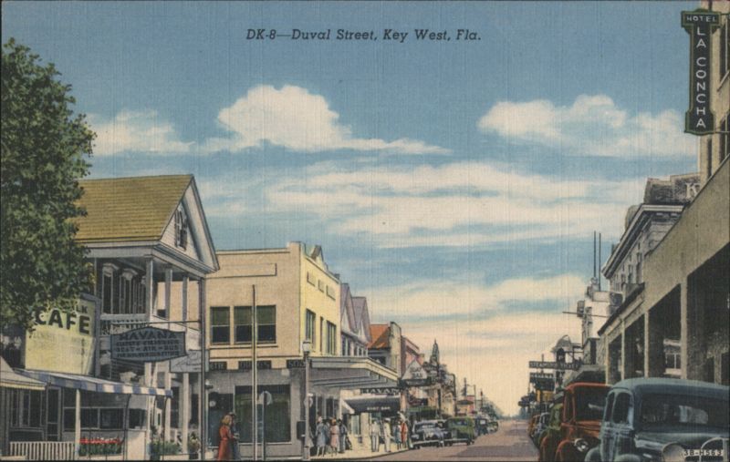 Duval Street, Key West, FL - Hotel La Concha, Cafe Florida