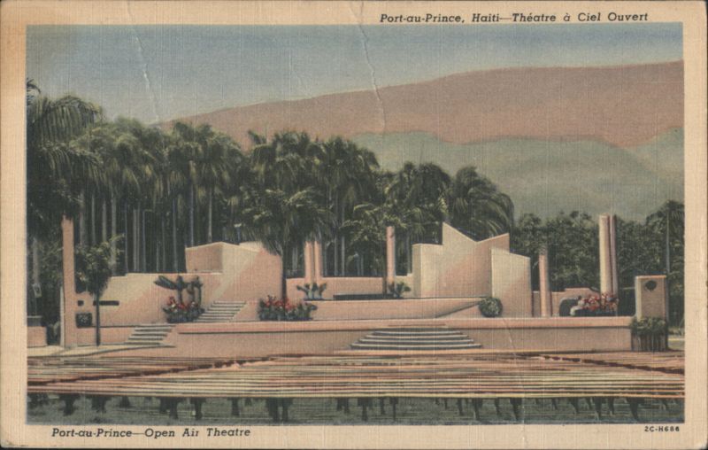 Port-au-Prince Open Air Theatre Haiti Caribbean Islands