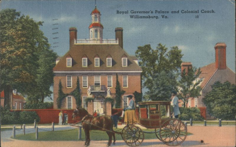 Royal Governor's Palace & Colonial Coach, Williamsburg, VA Virginia