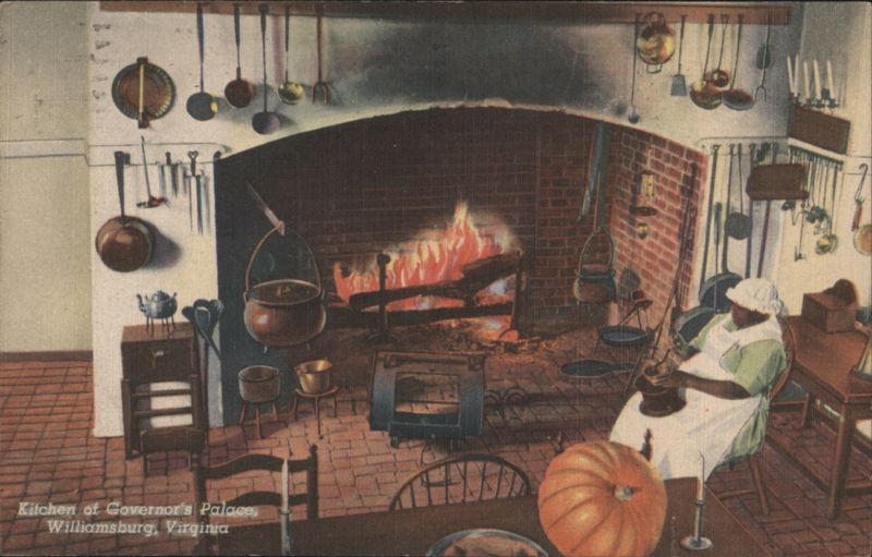 Kitchen of Governor's Palace, Williamsburg, Virginia