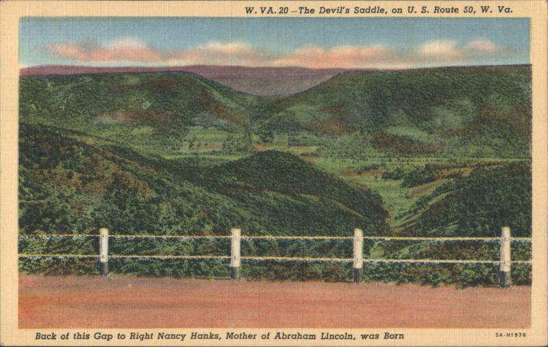 The Devil's Saddle, U. S. Route 50, WV West Virginia