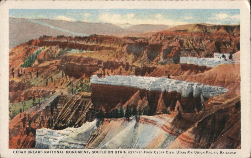 Cedar Breaks National Monument, Southern UT, Union Pacific Cedar City Utah