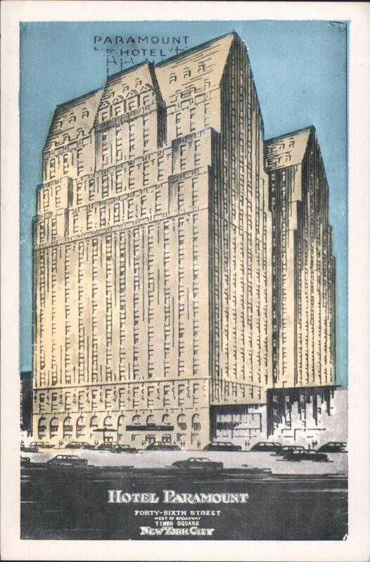 Hotel Paramount, 46th Street, Times Square New York