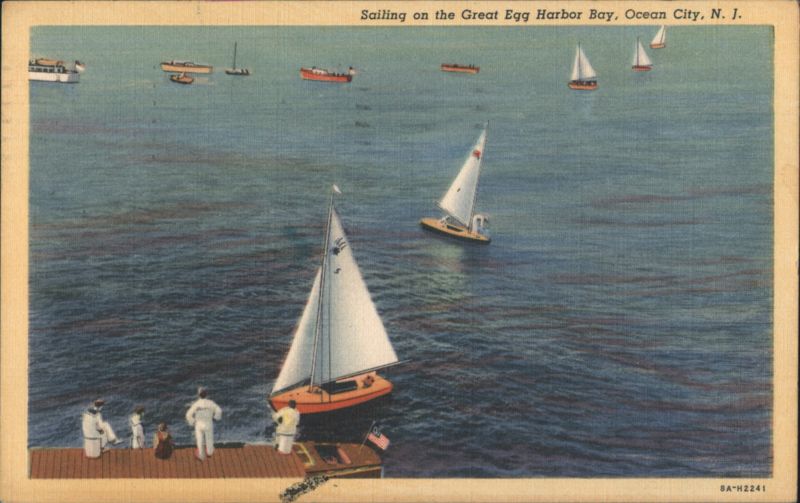 Sailing on Great Egg Harbor Bay, Ocean City, NJ New Jersey