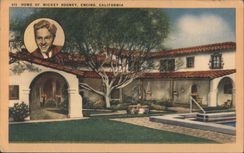Mickey Rooney Home, Encino, California