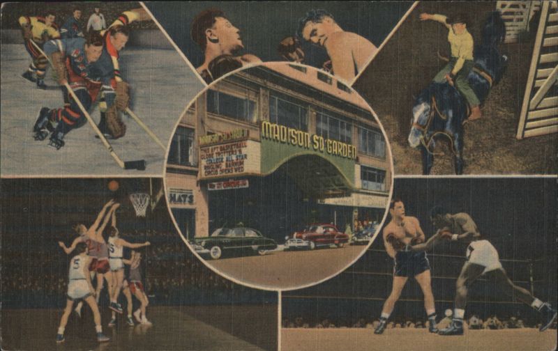 Madison Square Garden Sports & Indoor Activities Collage New York City