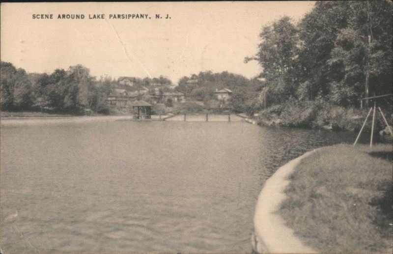 Lake Parsippany, NJ - Bridge and Gazebo New Jersey
