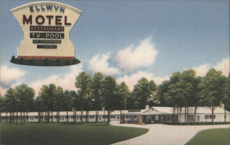 Ellwyn Motel Restaurant TV Pool Air Conditioned Petersburg Virginia