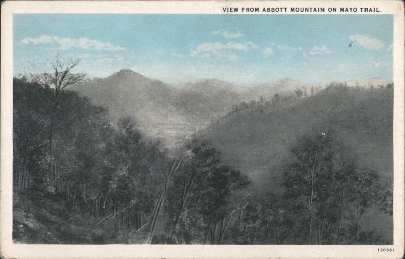 View from Abbott Mountain on Mayo Trail Shapleigh Maine
