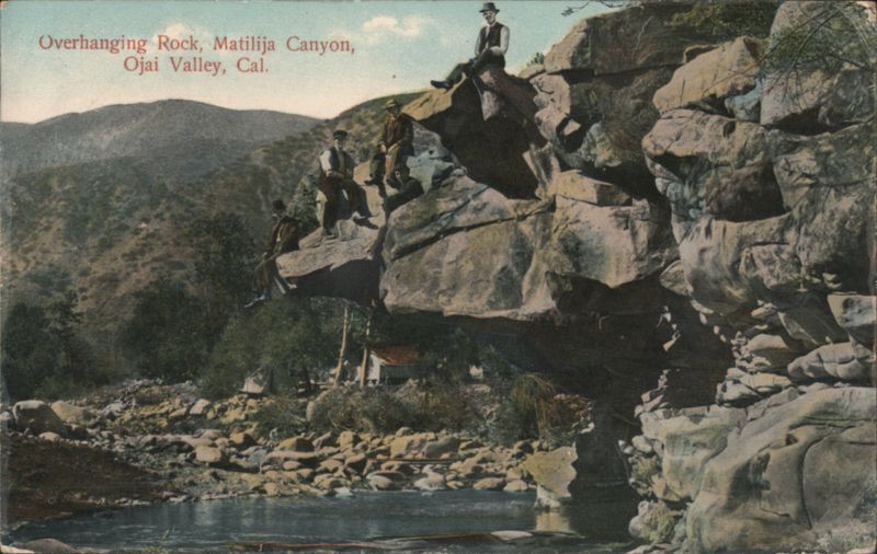 Overhanging Rock, Matilija Canyon, Ojai Valley California