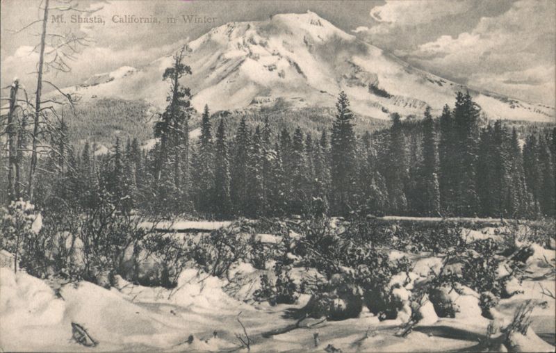 Mt. Shasta, California, in Winter