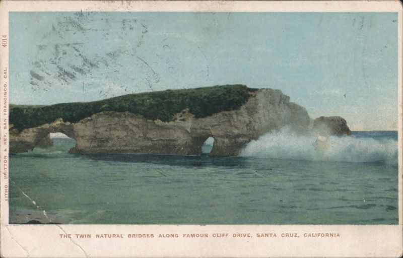 The Twin Natural Bridges, Cliff Drive Santa Cruz California