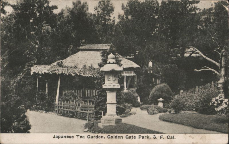 Japanese Tea Garden, Golden Gate Park, S. F. Cal. San Francisco California