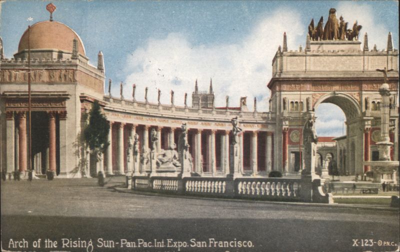 Arch of the Rising Sun, Pan-Pac. Int. Expo, San Francisco California