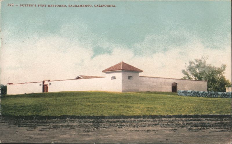 Sutter's Fort Restored Sacramento California