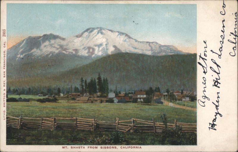Mt. Shasta from Sissons, California
