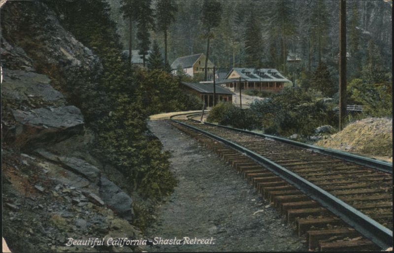 Railroad Tracks, Shasta Retreat, California