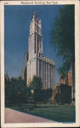 Woolworth Building, New York Postcard